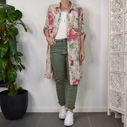 Jeans med knappar KAKI - Newplay
