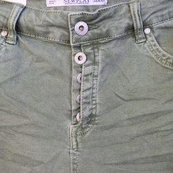 Jeans med knappar KAKI - Newplay