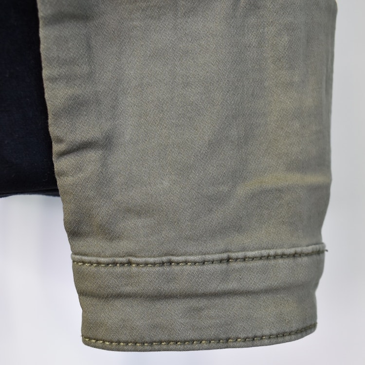 Jeansjacka med knappar MÖRK KAKI - Place du Jour
