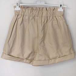 Shorts konstskinn BEIGE - d´NADA