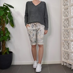 Shorts Capri Mönstrade BEIGE