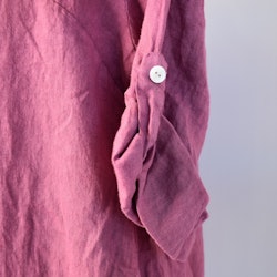 Skjortklänning med fickor FUSCHIA