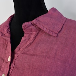 Skjortklänning med fickor FUSCHIA