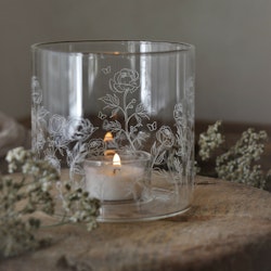 Glaslykta Blossoms & Butterflies - Majas Cottage