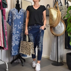 Jeans New York SLITEN BLÅ - Nowomanslabel