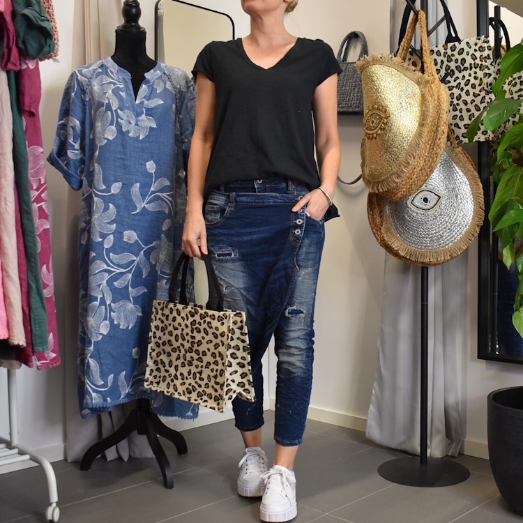 Jeans New York SLITEN BLÅ - Nowomanslabel
