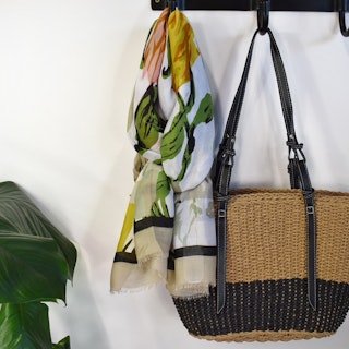 Sjal Blomster BEIGE