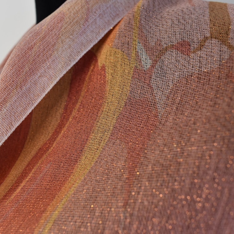 Sjal Tulpan Glitter ORANGE
