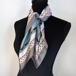 Scarf Kvadratisk Mönstrad GRÅ