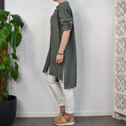 Linneskjorta KAKI