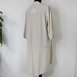 Klänning Adelia linnemix BEIGE - Mix By Heart