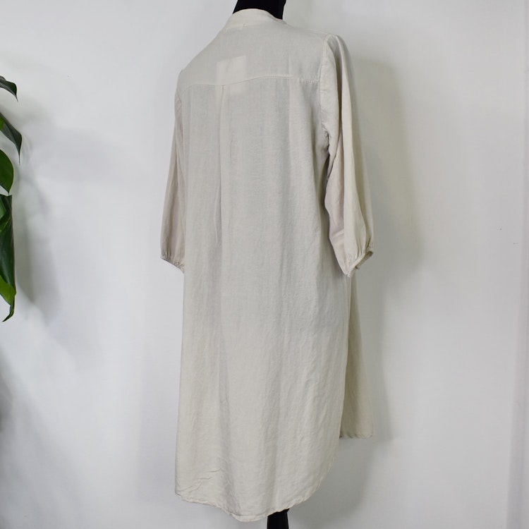Klänning Adelia linnemix BEIGE - Mix By Heart