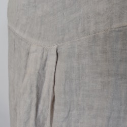 Linne/Ärmlös topp BEIGE