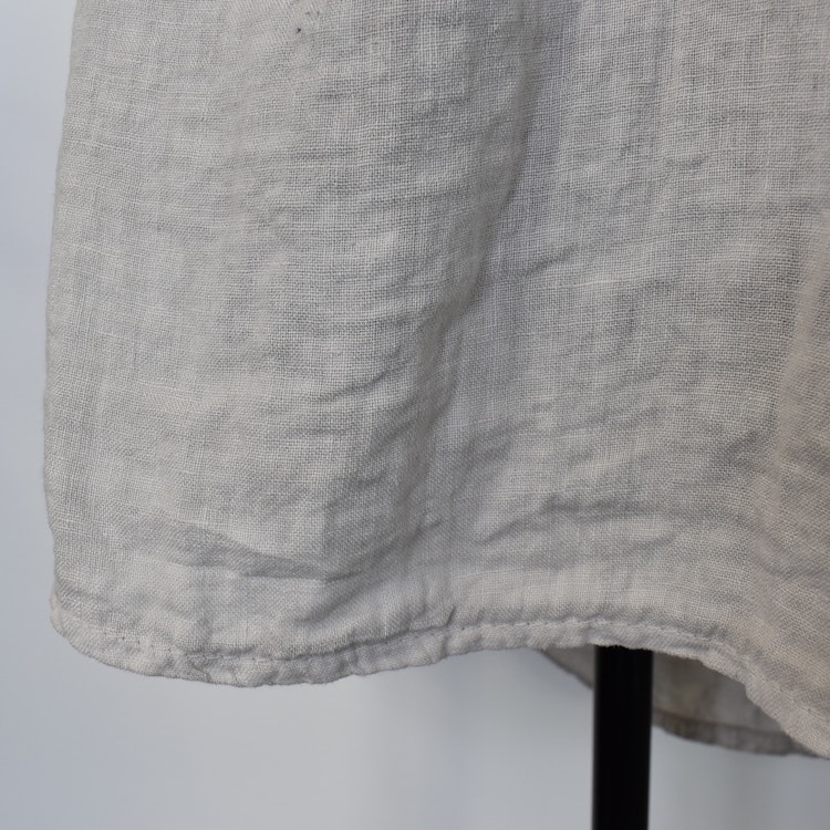Linne/Ärmlös topp BEIGE
