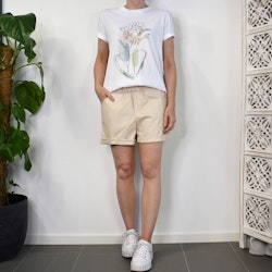 Shorts konstskinn BEIGE - d´NADA