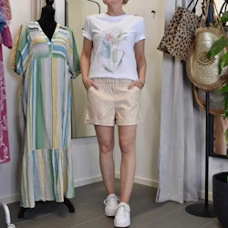 Shorts konstskinn BEIGE - d´NADA