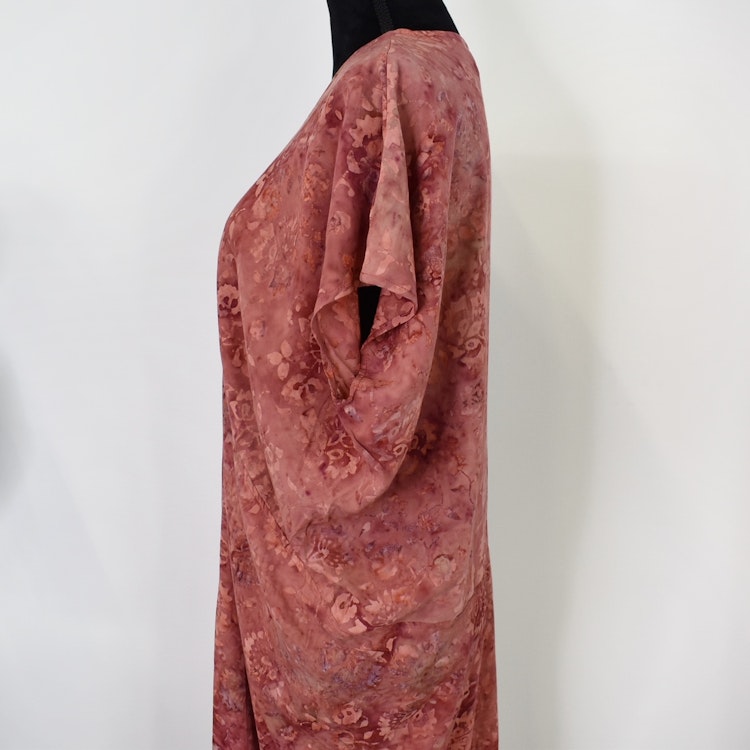Kaftan Camelia Tie Dye PINK FLOWER - CoconutMilk by Stajl