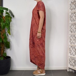 Kaftan Camelia Tie Dye PINK FLOWER - CoconutMilk by Stajl