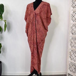 Kaftan Camelia Tie Dye PINK FLOWER - CoconutMilk by Stajl