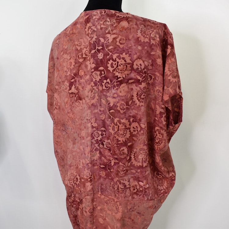 Kaftan Camelia Tie Dye PINK FLOWER - CoconutMilk by Stajl