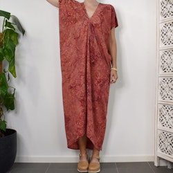 Kaftan Camelia Tie Dye PINK FLOWER - CoconutMilk by Stajl