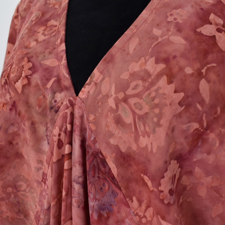 Kaftan Camelia Tie Dye PINK FLOWER - CoconutMilk by Stajl