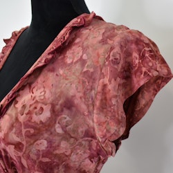 Omlottklänning Tie Dy PINK FLOWER - CoconutMilk by Stajl