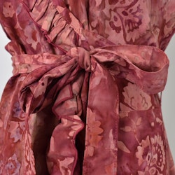 Omlottklänning Tie Dy PINK FLOWER - CoconutMilk by Stajl
