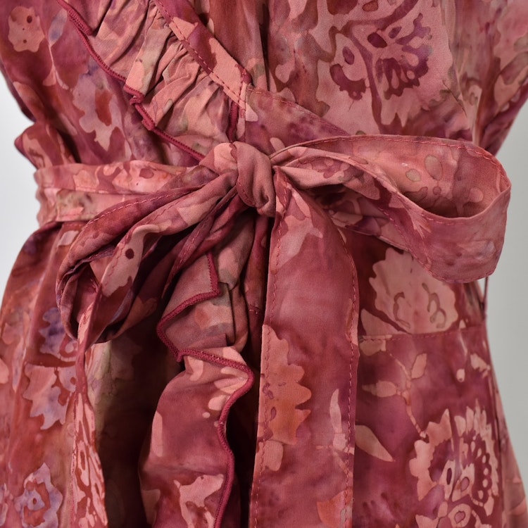 Omlottklänning Tie Dy PINK FLOWER - CoconutMilk by Stajl