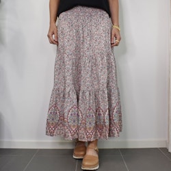 Kjol Boho Flora ROSA - Stajl Agenturer