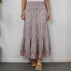 Kjol Boho Flora ROSA - Stajl Agenturer
