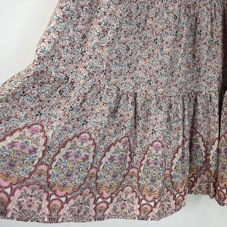 Kjol Boho Flora ROSA - Stajl Agenturer
