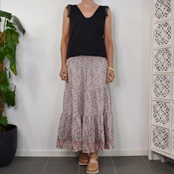 Kjol Boho Flora ROSA - Stajl Agenturer