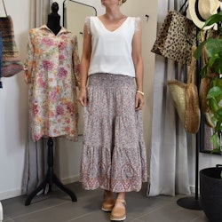 Kjol Boho Flora ROSA - Stajl Agenturer