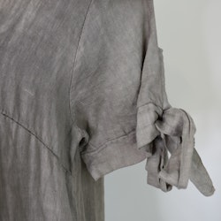 Linneklänning Volang TAUPE
