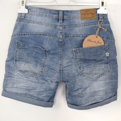 Jeansshorts med dekorativa knappar LJUS DENIM - Place du Jour