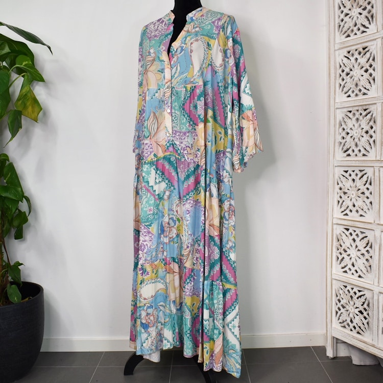 Klänning Plus Size Mönstrad TIFFANY