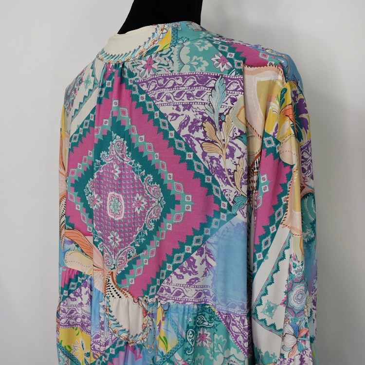 Klänning Plus Size Mönstrad TIFFANY