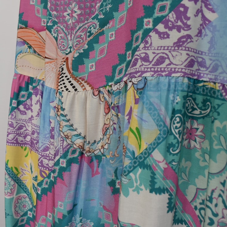 Klänning Plus Size Mönstrad TIFFANY