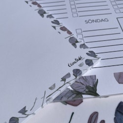 Anteckningsblock To do list Luktärt Magnet - Elina Dahl