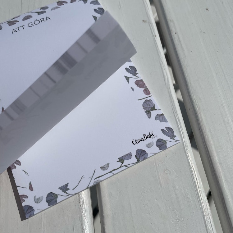 Anteckningsblock To do list Luktärt Magnet - Elina Dahl