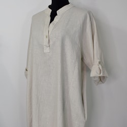 Klänning Linnemix Coleen BEIGE - Mix By Heart
