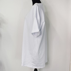 Lång T-shirt Over Sized VIT