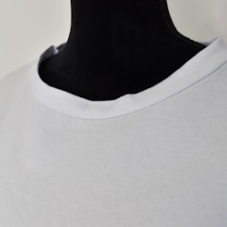 Lång T-shirt Over Sized VIT