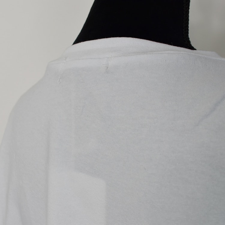 Lång T-shirt Over Sized VIT