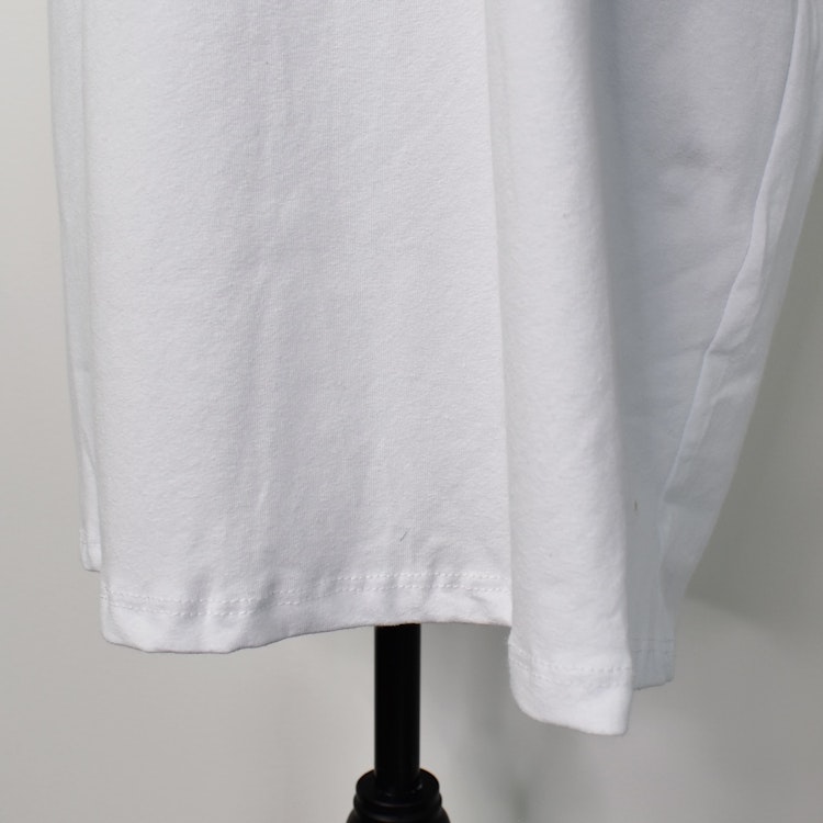 Lång T-shirt Over Sized VIT
