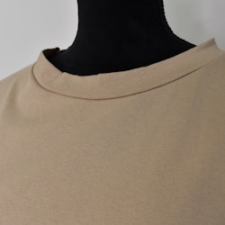 Lång T-shirt Over Sized MÖRKBEIGE