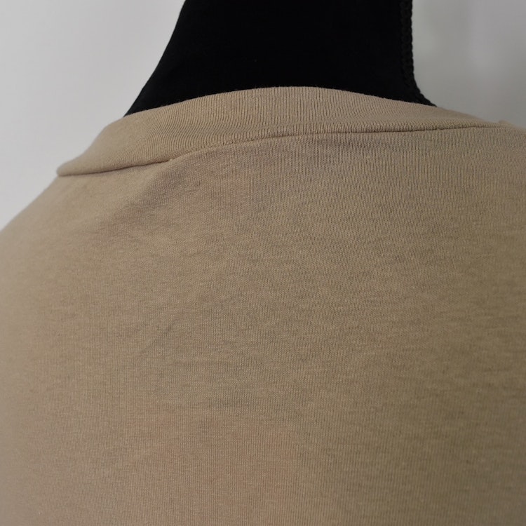 Lång T-shirt Over Sized MÖRKBEIGE