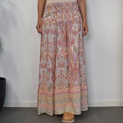 Volangkjol Princess Mönstrad BEIGE - Marta du Chateau