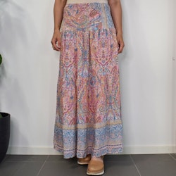 Volangkjol Princess Mönstrad ROSA/BLÅ - Marta du Chateau